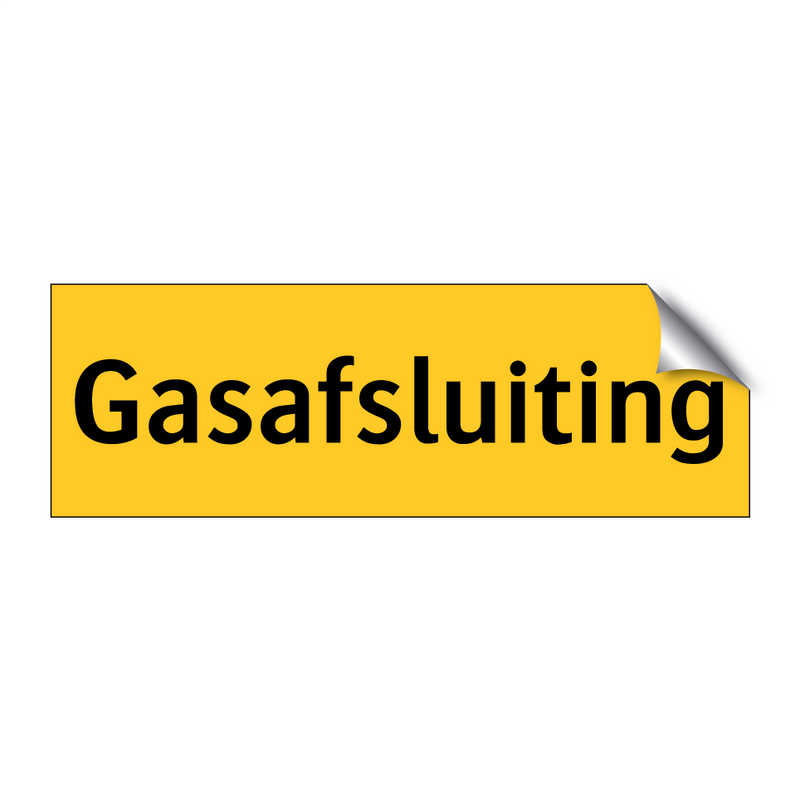 Gasafsluiting & Gasafsluiting & Gasafsluiting & Gasafsluiting