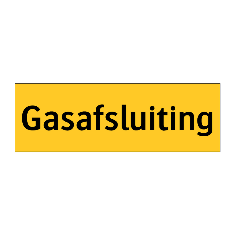 Gasafsluiting & Gasafsluiting & Gasafsluiting & Gasafsluiting & Gasafsluiting & Gasafsluiting