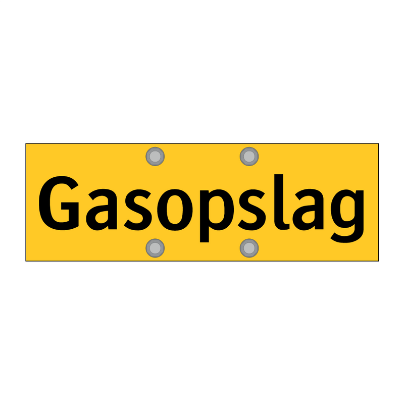 Gasopslag & Gasopslag & Gasopslag