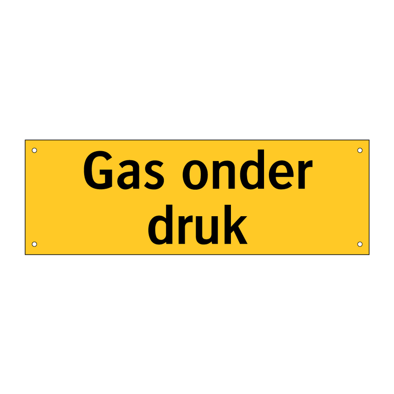 Gas onder druk