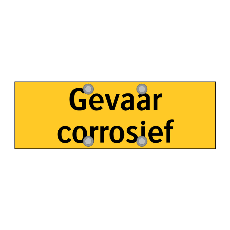 Gevaar corrosief & Gevaar corrosief & Gevaar corrosief