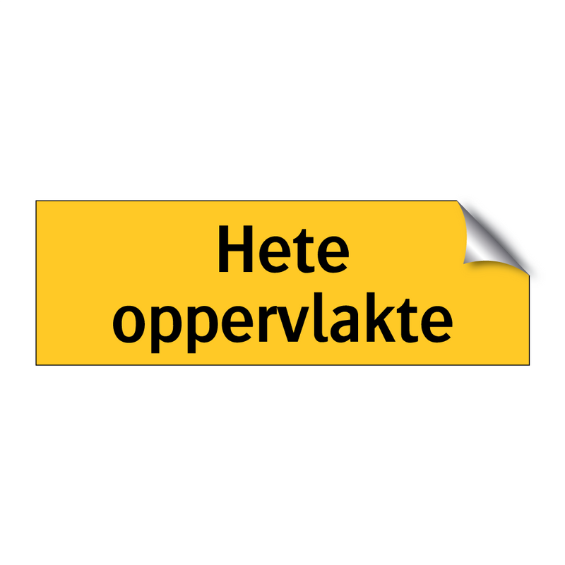 Hete oppervlakte & Hete oppervlakte & Hete oppervlakte & Hete oppervlakte