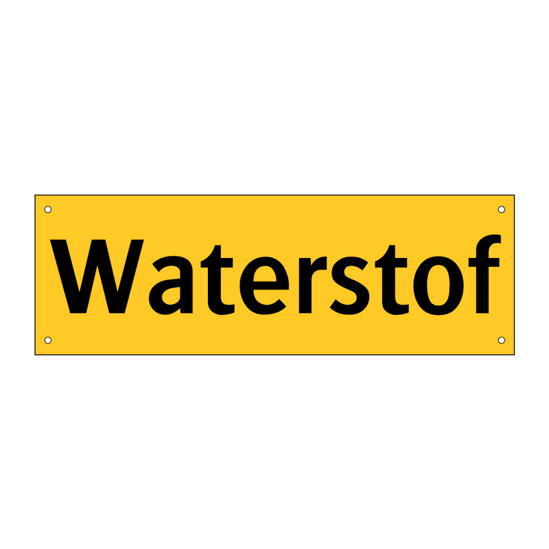 Waterstof