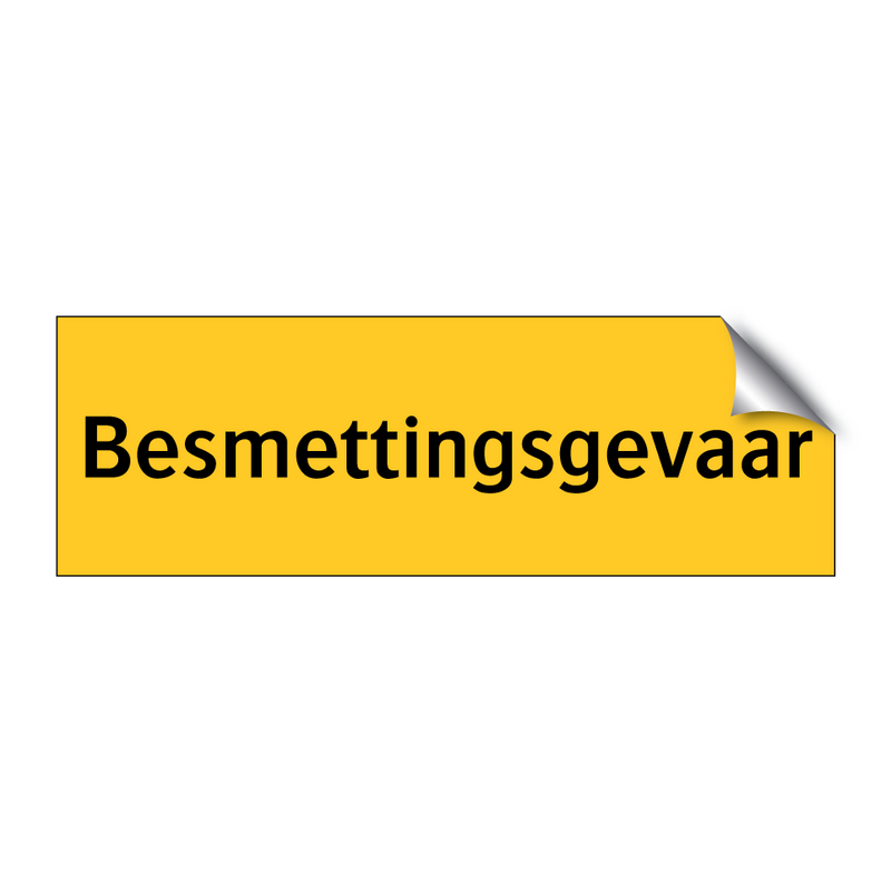 Besmettingsgevaar