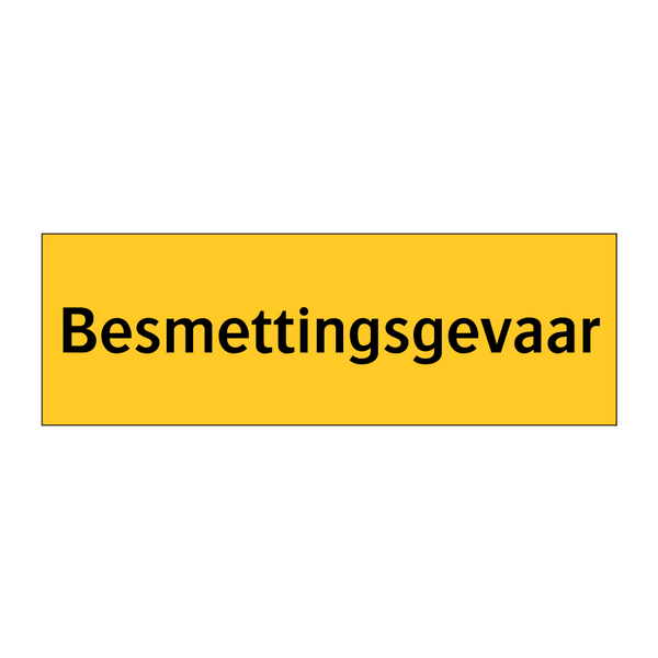 Besmettingsgevaar