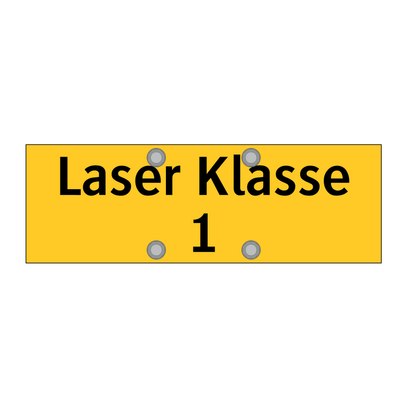 Laser Klasse 1 & Laser Klasse 1 & Laser Klasse 1