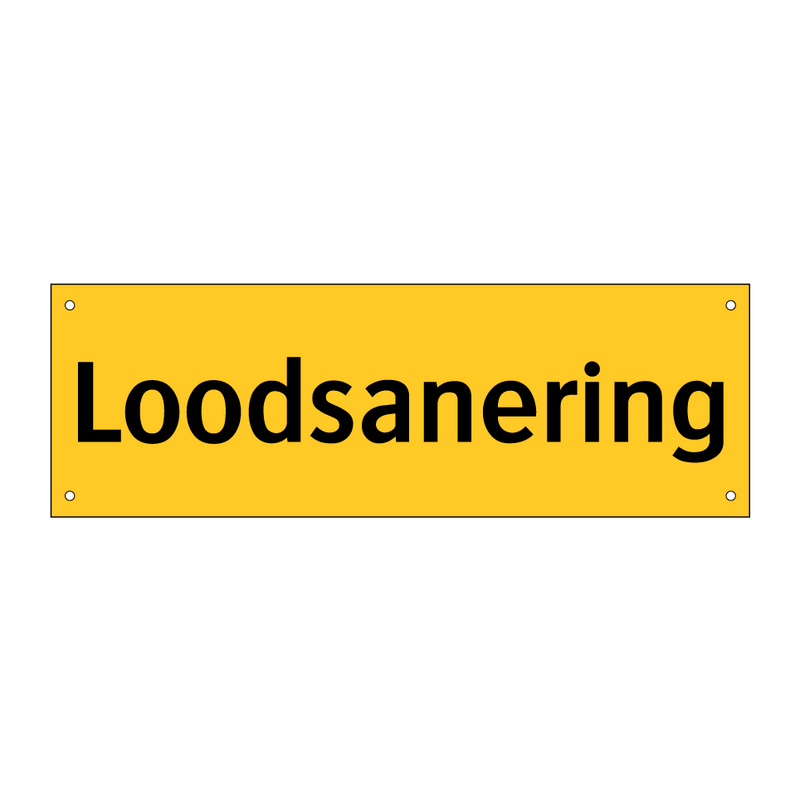 Loodsanering