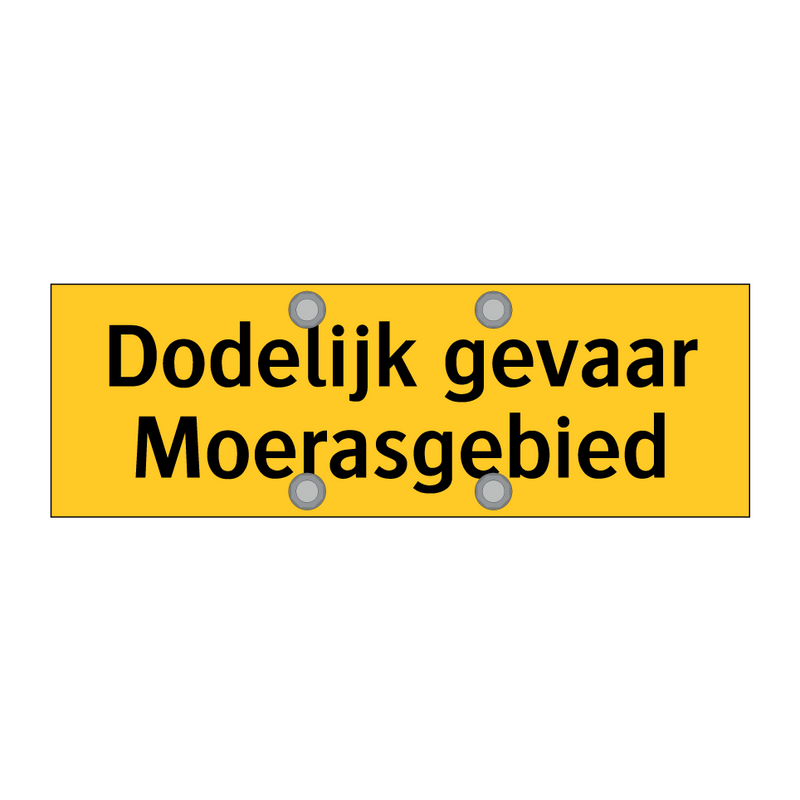 Dodelijk gevaar Moerasgebied