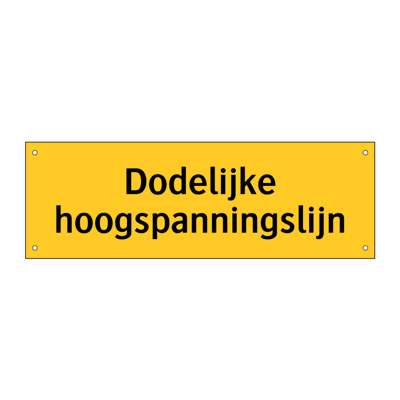 Dodelijke hoogspanningslijn