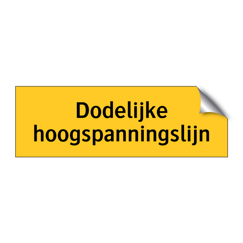 Dodelijke hoogspanningslijn & Dodelijke hoogspanningslijn & Dodelijke hoogspanningslijn