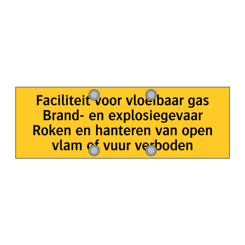 Faciliteit voor vloeibaar gas Brand- en explosiegevaar /.../