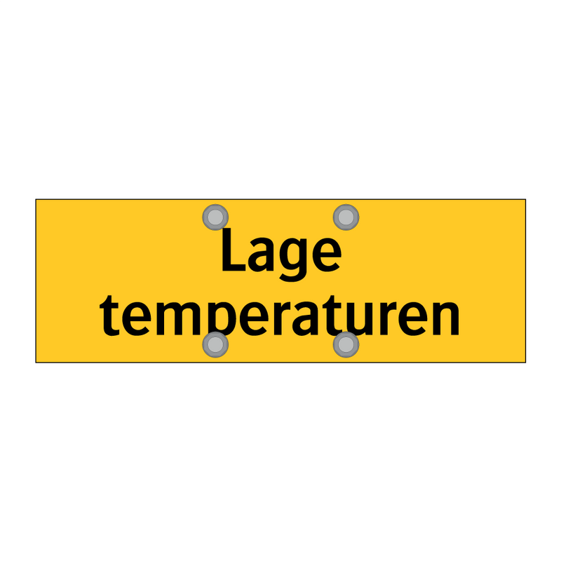 Lage temperaturen