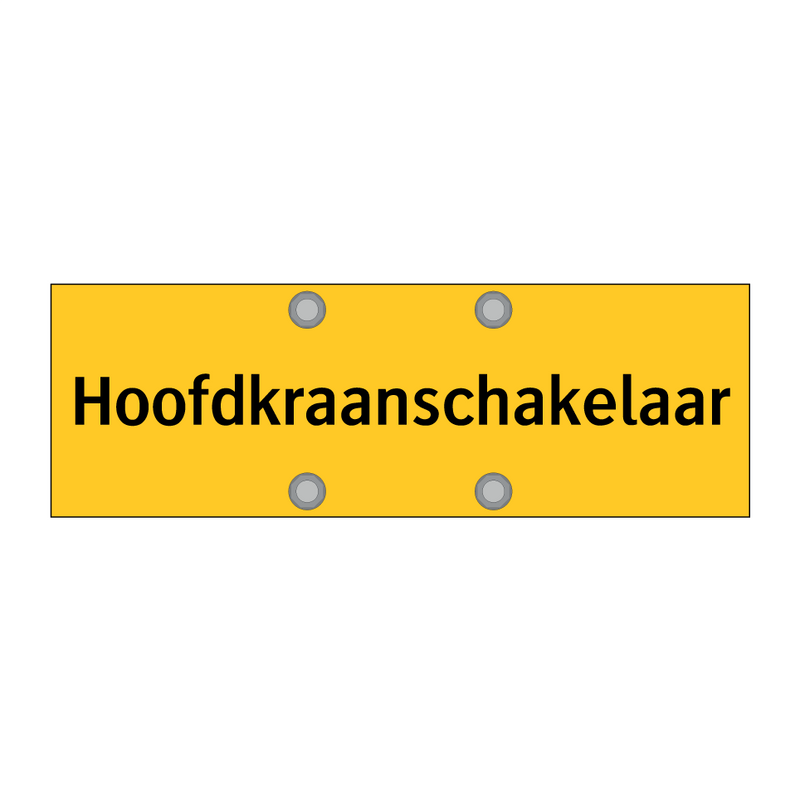 Hoofdkraanschakelaar & Hoofdkraanschakelaar & Hoofdkraanschakelaar