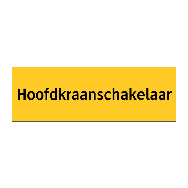 Hoofdkraanschakelaar & Hoofdkraanschakelaar & Hoofdkraanschakelaar & Hoofdkraanschakelaar