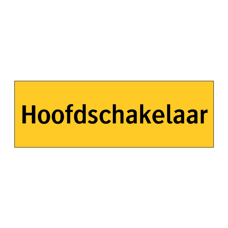 Hoofdschakelaar & Hoofdschakelaar & Hoofdschakelaar & Hoofdschakelaar & Hoofdschakelaar