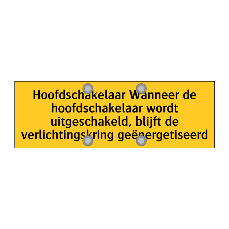 Hoofdschakelaar Wanneer de hoofdschakelaar wordt /.../