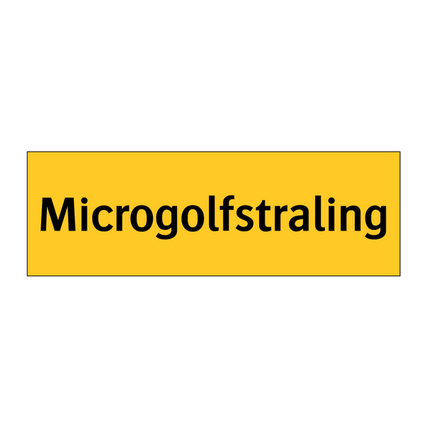 Microgolfstraling & Microgolfstraling & Microgolfstraling & Microgolfstraling & Microgolfstraling