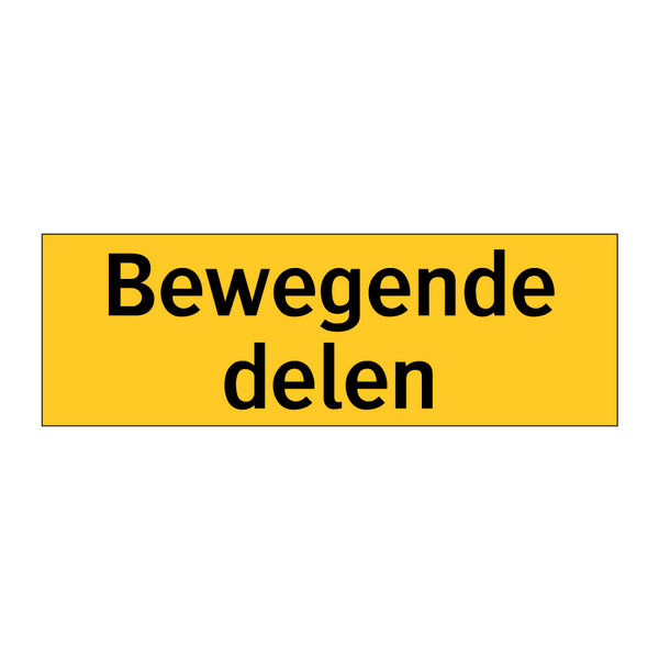 Bewegende delen