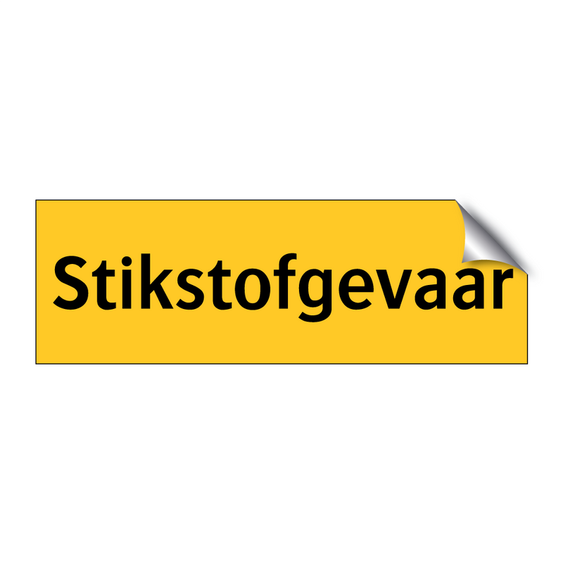 Stikstofgevaar & Stikstofgevaar & Stikstofgevaar & Stikstofgevaar