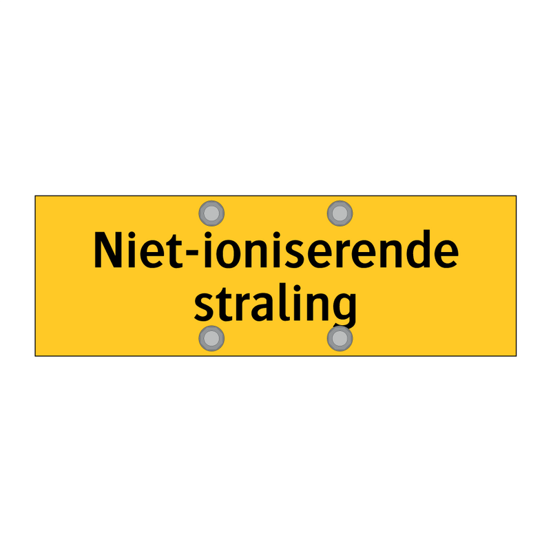 Niet-ioniserende straling & Niet-ioniserende straling & Niet-ioniserende straling