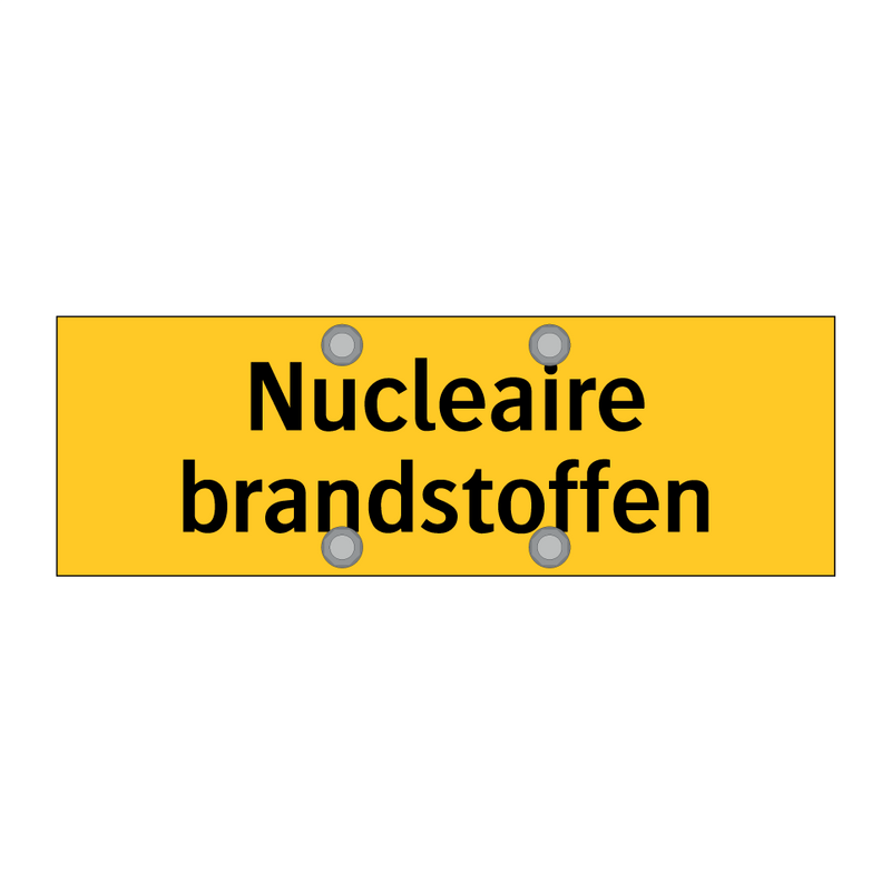 Nucleaire brandstoffen & Nucleaire brandstoffen & Nucleaire brandstoffen