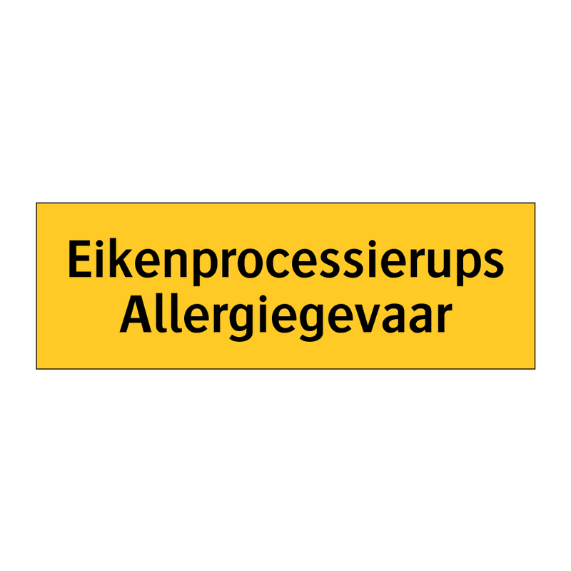 Eikenprocessierups Allergiegevaar & Eikenprocessierups Allergiegevaar