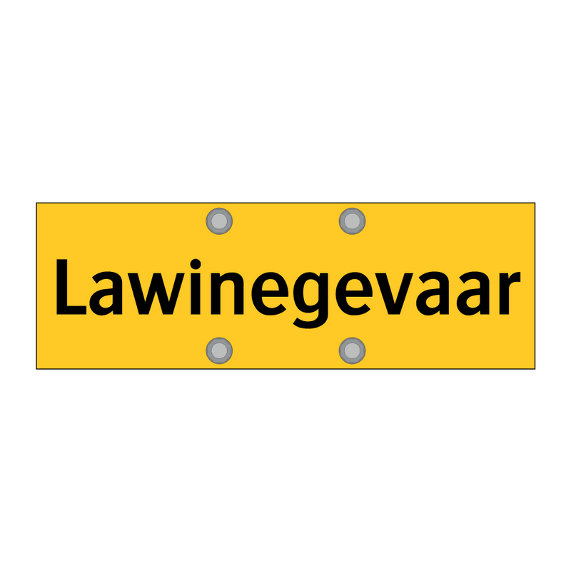 Lawinegevaar & Lawinegevaar & Lawinegevaar