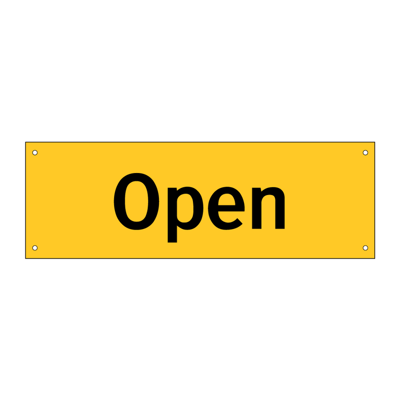 Open & Open & Open & Open & Open & Open & Open & Open & Open