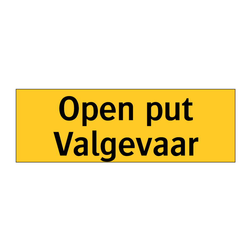 Open put Valgevaar & Open put Valgevaar & Open put Valgevaar & Open put Valgevaar