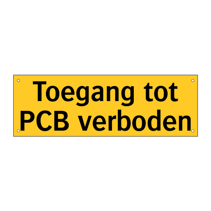 Toegang tot PCB verboden & Toegang tot PCB verboden & Toegang tot PCB verboden