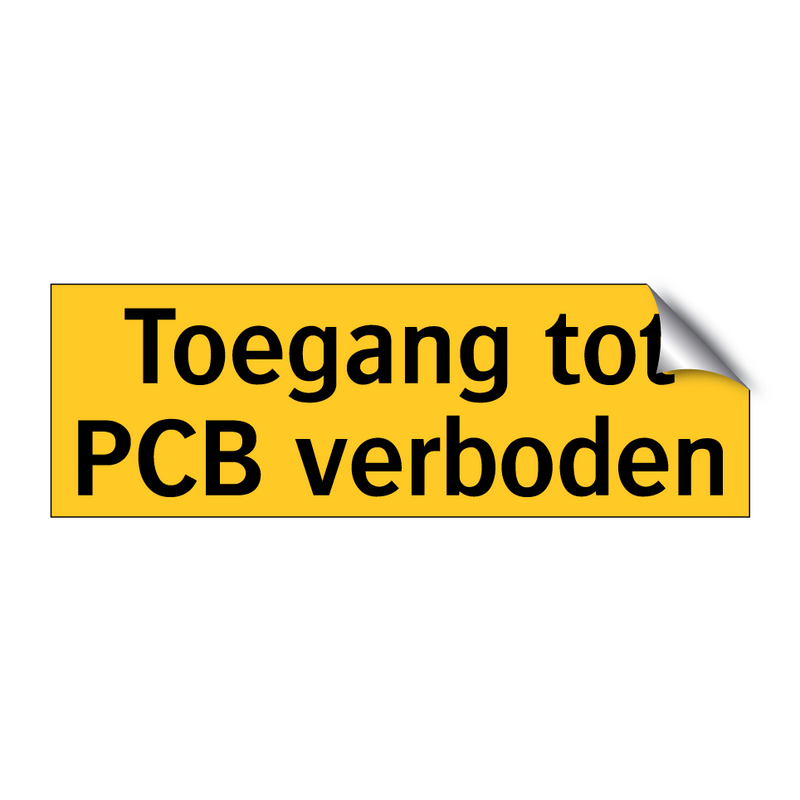 Toegang tot PCB verboden & Toegang tot PCB verboden & Toegang tot PCB verboden