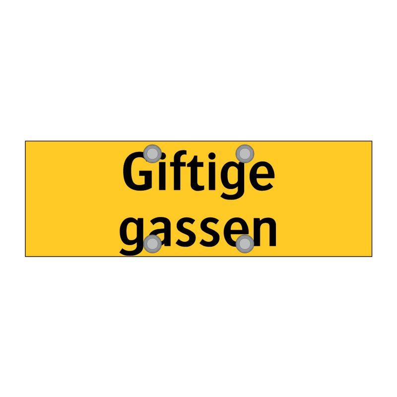 Giftige gassen & Giftige gassen & Giftige gassen