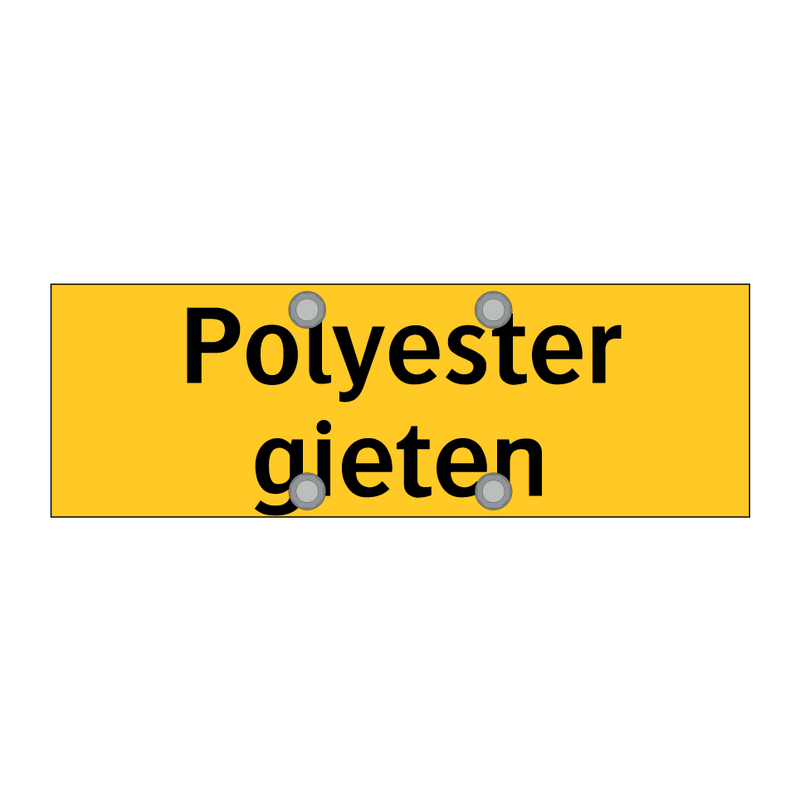 Polyester gieten & Polyester gieten & Polyester gieten