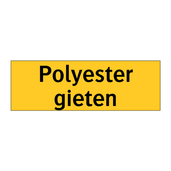 Polyester gieten & Polyester gieten & Polyester gieten & Polyester gieten & Polyester gieten