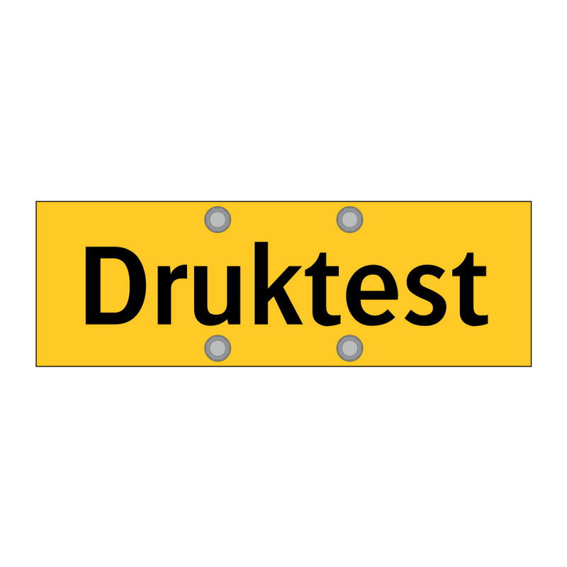 Druktest & Druktest & Druktest