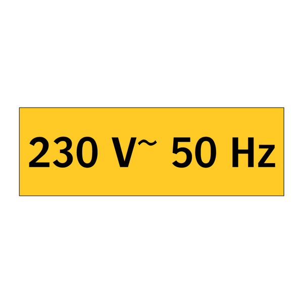 230 V~ 50 Hz & 230 V~ 50 Hz & 230 V~ 50 Hz & 230 V~ 50 Hz & 230 V~ 50 Hz & 230 V~ 50 Hz