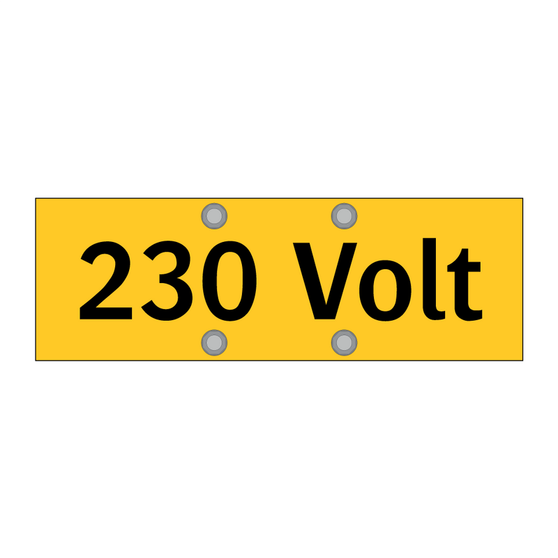 230 Volt & 230 Volt & 230 Volt