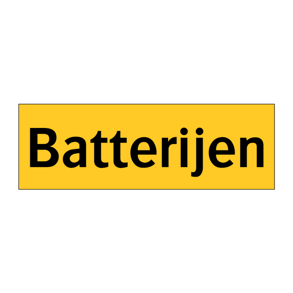 Batterijen