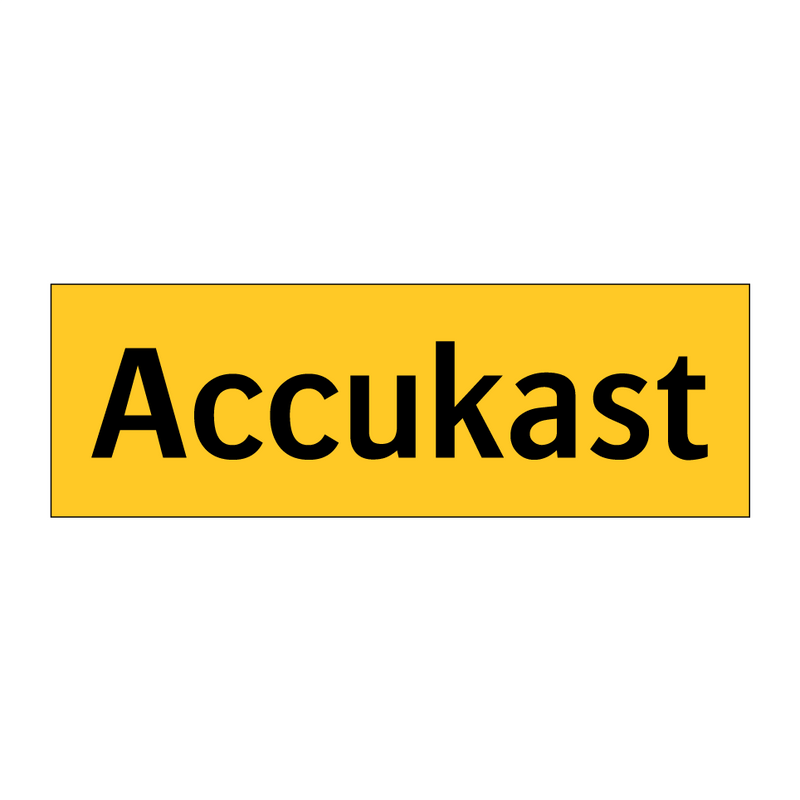 Accukast & Accukast & Accukast & Accukast & Accukast & Accukast & Accukast & Accukast & Accukast