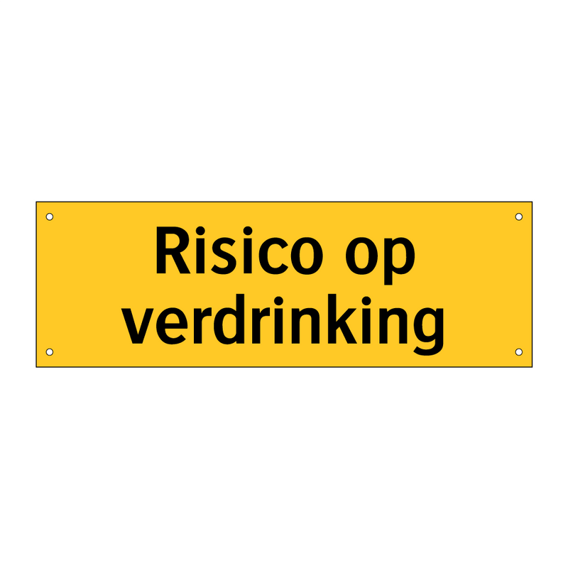 Risico op verdrinking & Risico op verdrinking & Risico op verdrinking & Risico op verdrinking