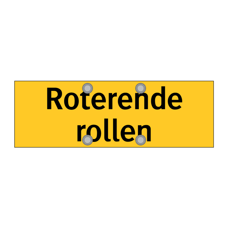 Roterende rollen & Roterende rollen & Roterende rollen