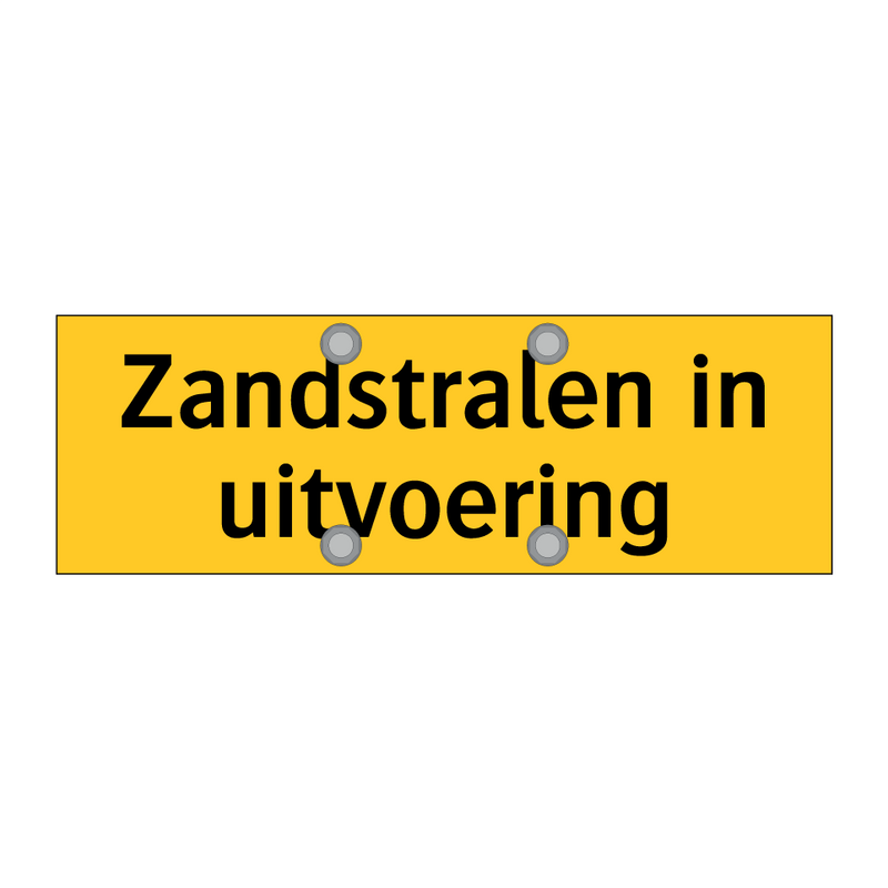 Zandstralen in uitvoering & Zandstralen in uitvoering & Zandstralen in uitvoering