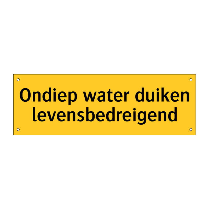 Ondiep water duiken levensbedreigend & Ondiep water duiken levensbedreigend