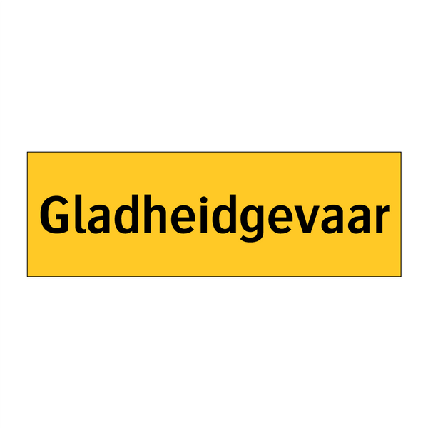 Gladheidgevaar & Gladheidgevaar & Gladheidgevaar & Gladheidgevaar & Gladheidgevaar & Gladheidgevaar