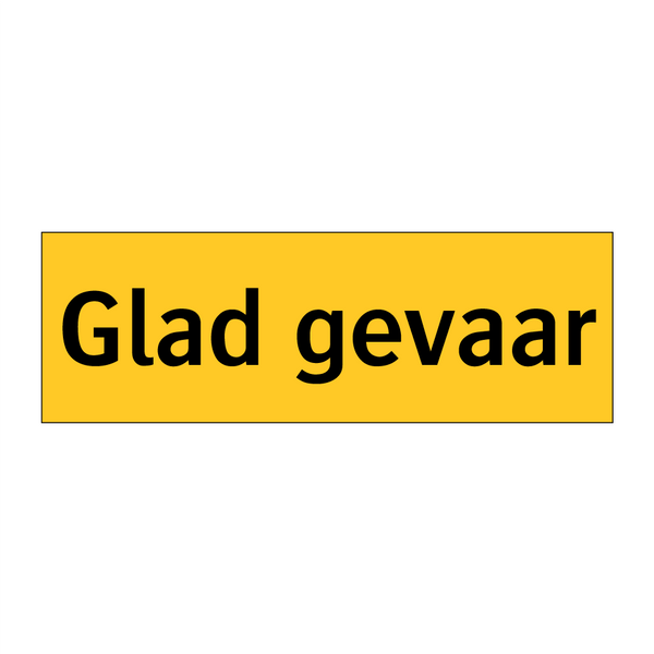 Glad gevaar & Glad gevaar & Glad gevaar & Glad gevaar & Glad gevaar & Glad gevaar & Glad gevaar