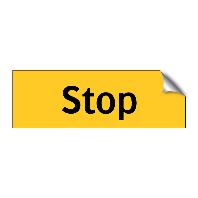 Stop & Stop & Stop & Stop