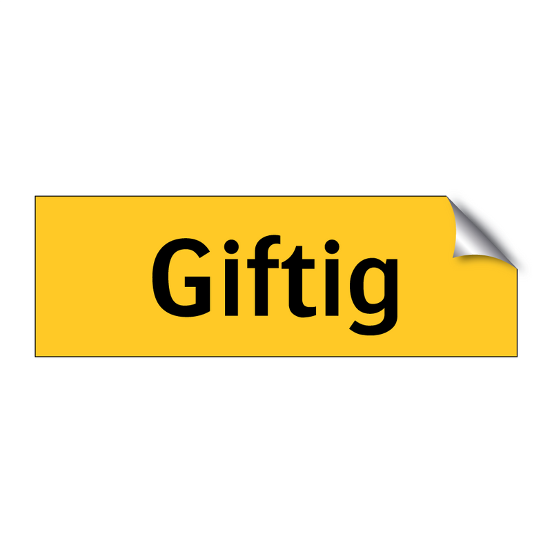 Giftig & Giftig & Giftig & Giftig