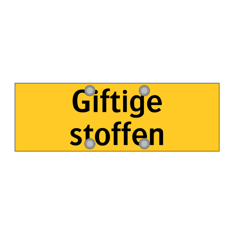 Giftige stoffen & Giftige stoffen & Giftige stoffen