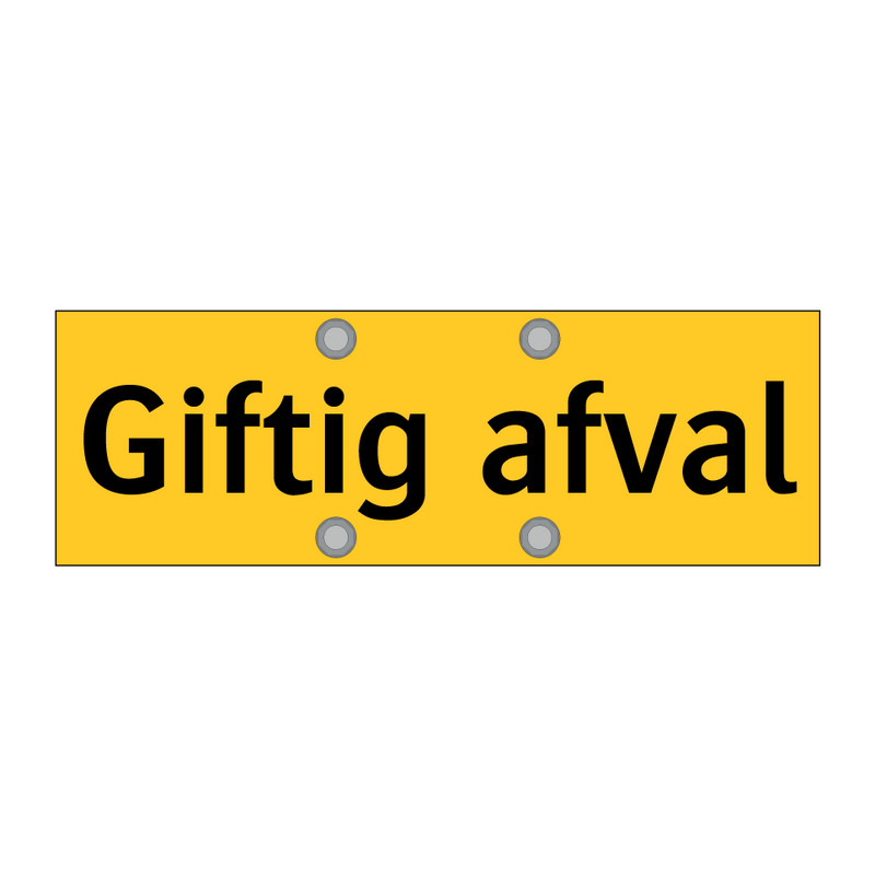 Giftig afval & Giftig afval & Giftig afval