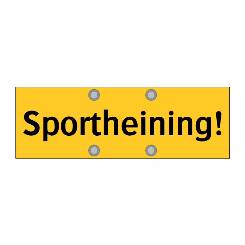 Sportheining! & Sportheining! & Sportheining!